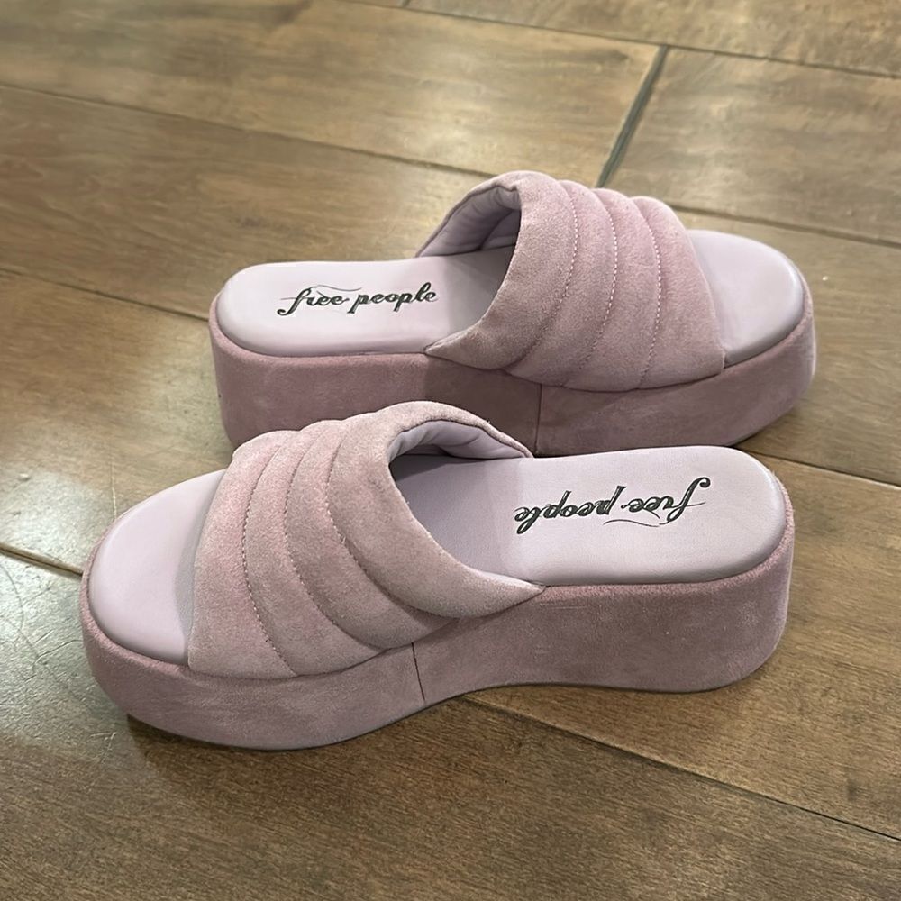 FREE PEOPLE Almost Paradise Platform Sandals / Orchid / US 6